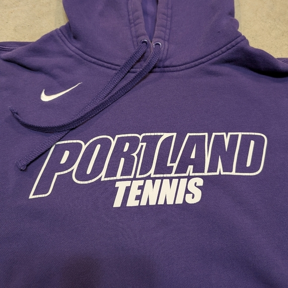Nike Portland Tennis Hoodie Mens M Purple Fading 2017 WCC Champs - Picture 2 of 8